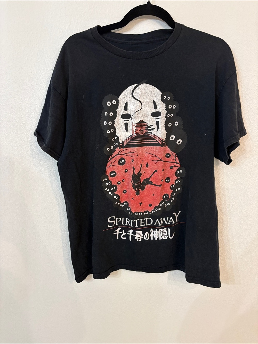 Her Universe Black Spirited Away Studio Ghibli Interior Print Tee